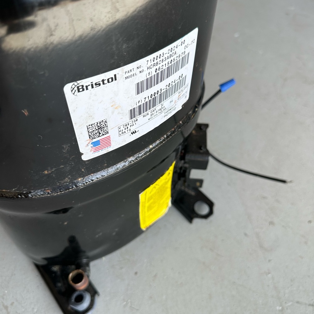 Bristol Hcr Compressor, Model Number: Hcrb283abca - image 7